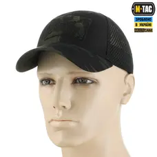 M-Tac бейсболка Elite тактическая с сеткой NYCO Extreme Multicam Black