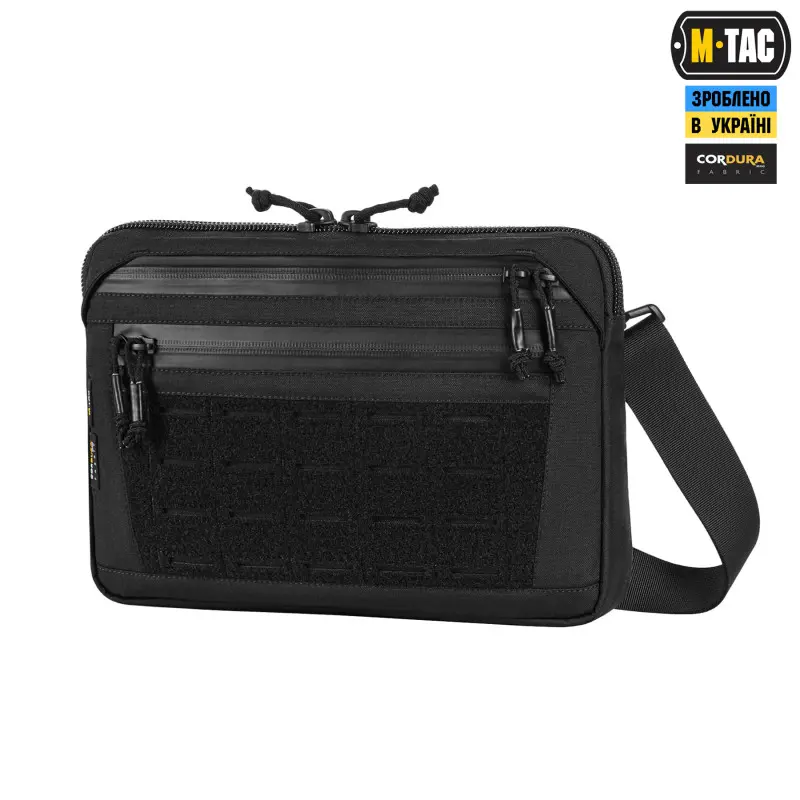 M-Tac сумка Admin Bag Medium Elite с липучкой Black
