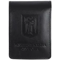 Обложка (книжка) "МУНИЦИПАЛЬНАЯ ОХРАНА" Черный, Black, Vik-Tailor