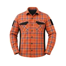 Тактическая рубашка Vik-Tailor с липучкой Velcro, Orange, 48-50/5, VIK-TAILOR