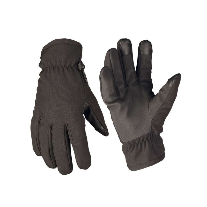 Перчатки Soft Shell Mil-Tec черные