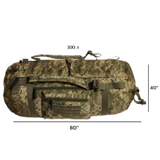 Сумка тактическая Cordura 1000 Den (100 литров) Премиум Oberig ММ-14