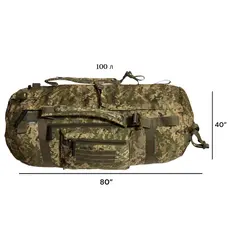 Сумка тактическая Cordura 1000 Den (100 литров) Премиум Oberig ММ-14