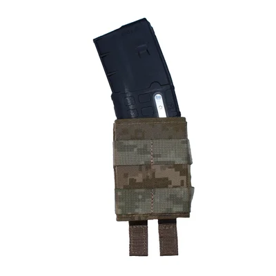 Подсумок под 1 магазин одинарный открытый WS1 Warrior Spirit Пиксель