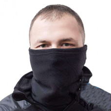 Шарф труба флисовый зимний Черный 250 гр/м
