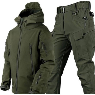 Костюм Soft Shell камуфляж олива размер S