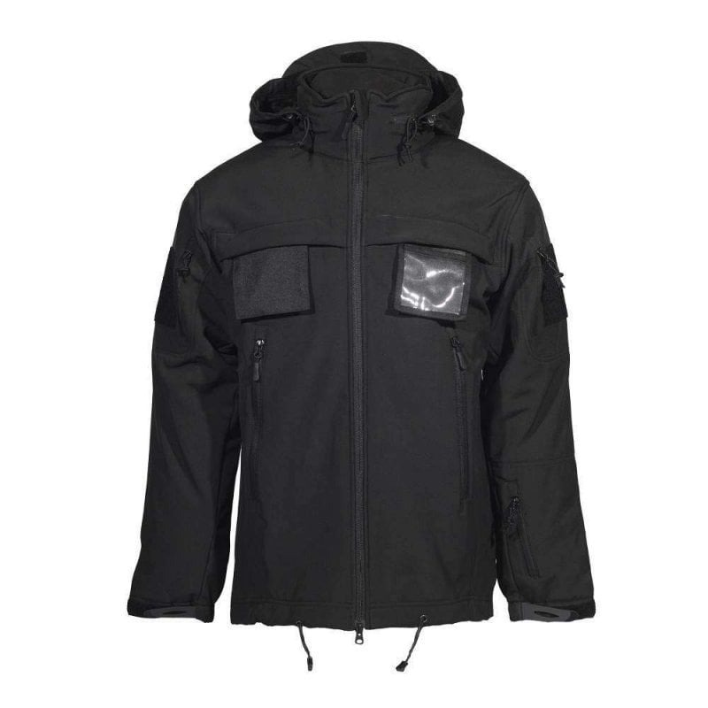 Куртка полиции софтшелл черная Pancer Protection 60