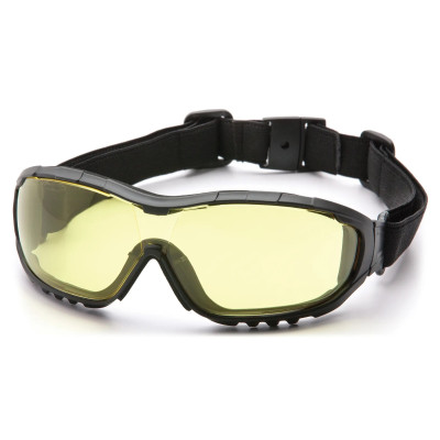 Защитные очки Pyramex V3G (amber) Anti-Fog, жёлтые