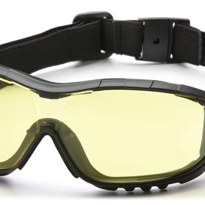 Защитные очки Pyramex V3G (amber) Anti-Fog, жёлтые