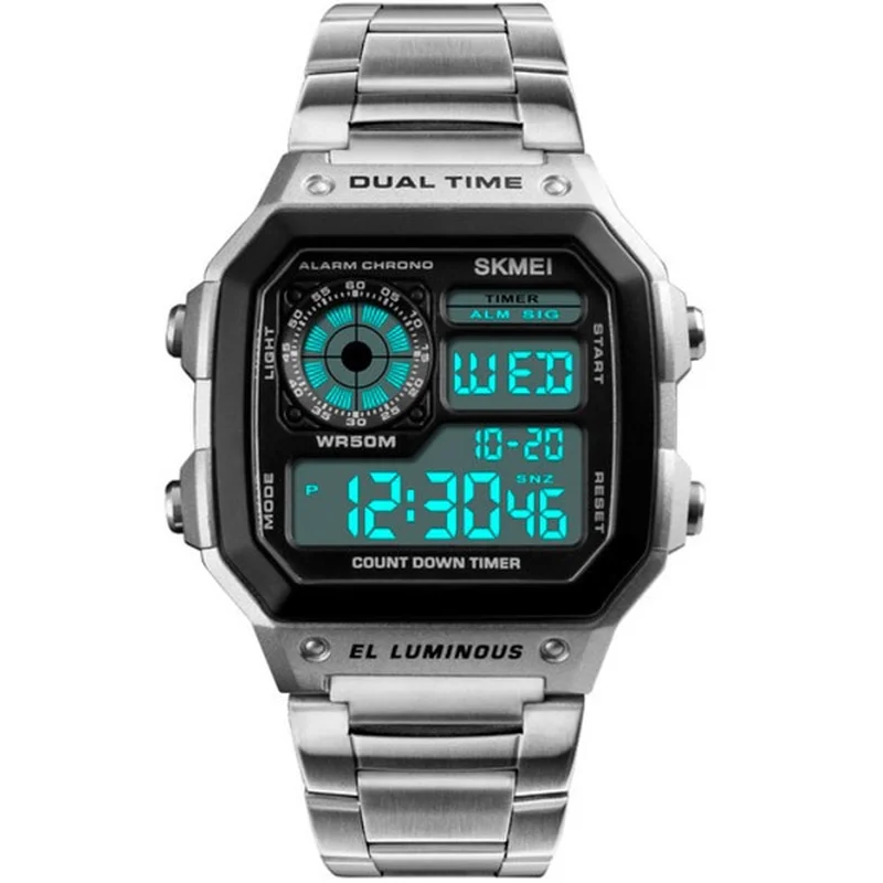 Часы Skmei Ripple Silver 1335S
