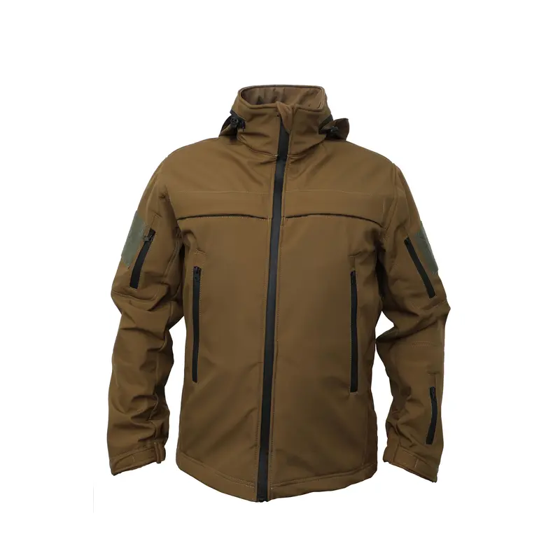 Куртка Soft Shell браун койот под кобуру Pancer Protection 54