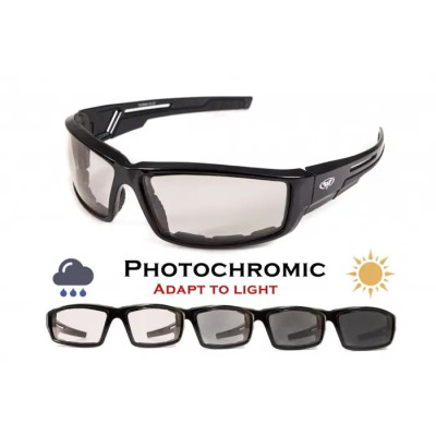 Очки защитные фотохромные Global Vision Sly Photochromic (clear) прозрачные фотохромные
