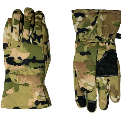 Перчатки Soft Shell Pancer Protection сенсорные зимние мультикам L