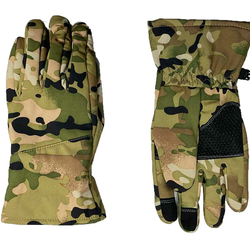 Перчатки Soft Shell Pancer Protection сенсорные зимние мультикам L