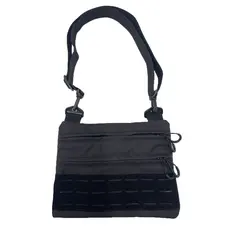 Тактическая сумка через плечо Street Bag Черная uaBronik