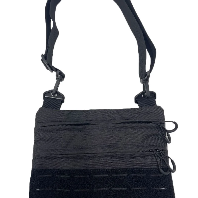 Тактическая сумка через плечо Street Bag Черная uaBronik