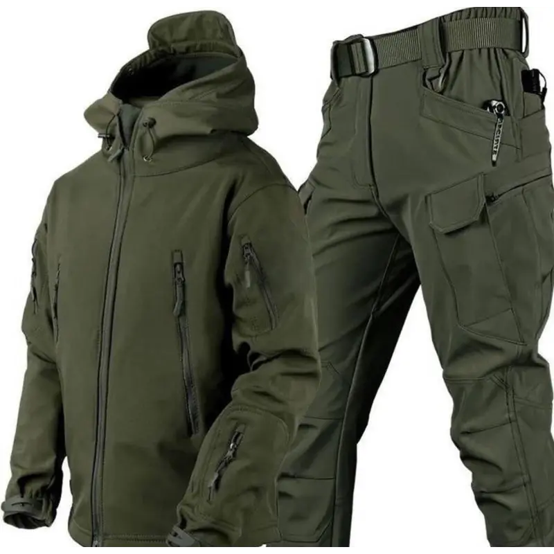 Костюм Soft Shell камуфляж олива, флисовая подстежка размер M Костюм Soft Shell камуфляж олива, флисовая подстежка размер M