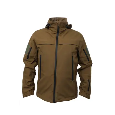 Куртка Soft Shell браун койот под кобуру Pancer Protection 56