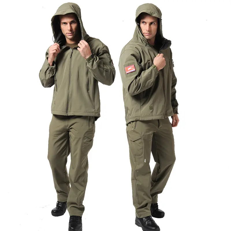 Костюм Soft Shell камуфляж олива, флисовая подстежка размер M Костюм Soft Shell камуфляж олива, флисовая подстежка размер M