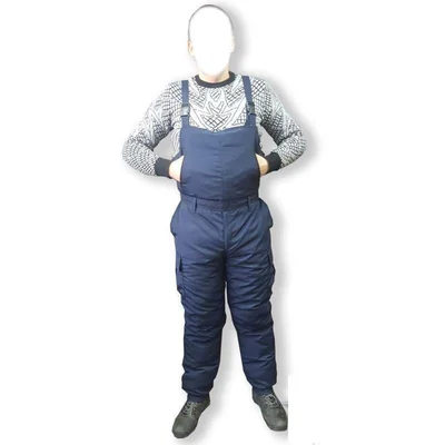 Штаны комбинезон зимние МЧС (ДСНС) Pancer Protection синий 60-62