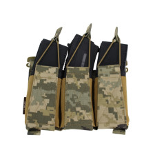 Панель под магазин с резинкой тройная WS3 Warrior Spirit Пиксель