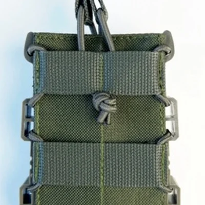 Подсумок полимерный каркасный для 1 магазина АК Cordura 1050 ТТХ Олива