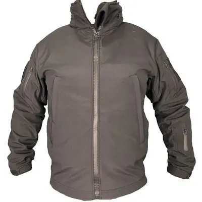 Куртка Soft Shell с флис кофтой черная Pancer