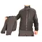 Куртка Soft Shell с флис кофтой черная Pancer