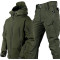 Костюм Soft Shell камуфляж олива, флисовая подстежка размер XL