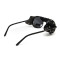 Очки защитные Global Vision Aviator-5 GunMetal (gray), серые в темной оправе со съёмным уплотнителем из синтетитечской "кожи"