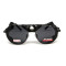 Очки защитные Global Vision Aviator-5 GunMetal (gray), серые в темной оправе со съёмным уплотнителем из синтетитечской "кожи"