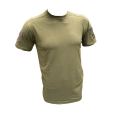 Футболка Х/Б олива плотность 220 грам с Velcro Pancer Protection 48