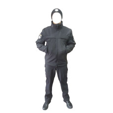 Костюм из softshell для полиции черный