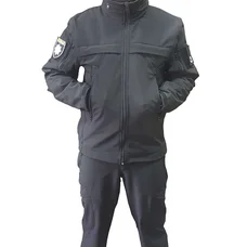 Костюм из softshell для полиции черный