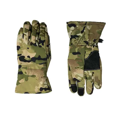 Перчатки Soft Shell сенсорные зимние Pancer мультикам