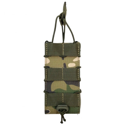 Подсумок под 1 магазин АК/AR-15 открытый (Oxford/Cordura 600D) на кнопках Defender Мультикам