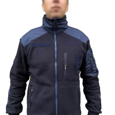 Кофта тактическая флисовая синяя МЧС ДСНС 300 (м/кв) Pancer