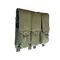 Подсумок тройной для магазинов АК закрыт с MOLLE олива МК