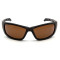 Защитные очки Venture Gear Tactical Howitzer Black (bronze) Anti-Fog, коричневые в чорной оправе