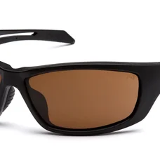 Защитные очки Venture Gear Tactical Howitzer Black (bronze) Anti-Fog, коричневые в чорной оправе