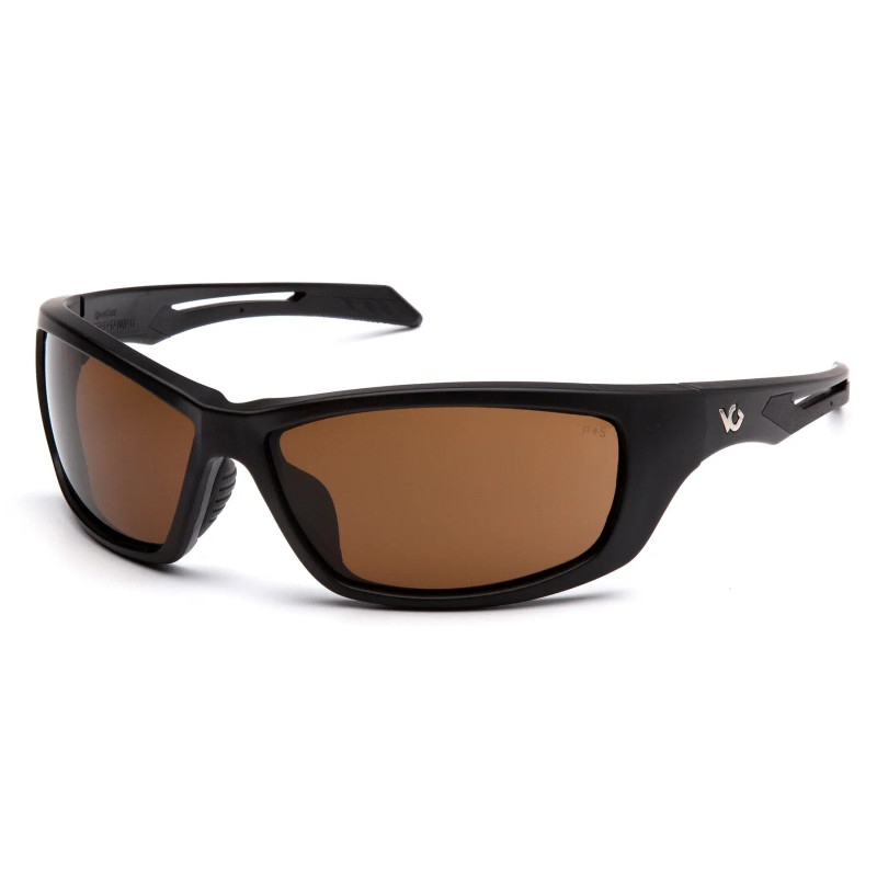 Защитные очки Venture Gear Tactical Howitzer Black (bronze) Anti-Fog, коричневые в чорной оправе