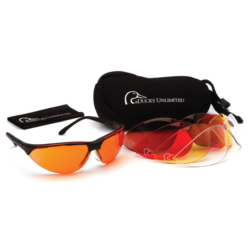 Очки защитные со сменными линзами Ducks Unlimited Ducab-1 shooting KIT Anti-Fog сменные линзы