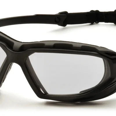 Очки защитные с уплотнителем Pyramex Highlander-Plus (clear) Anti-Fog прозрачные