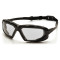Очки защитные с уплотнителем Pyramex Highlander-Plus (clear) Anti-Fog прозрачные