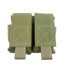 Подсумок под гранати Defender спаренный ткань Oxford/Cordura 600D крепление под MOLLE олива