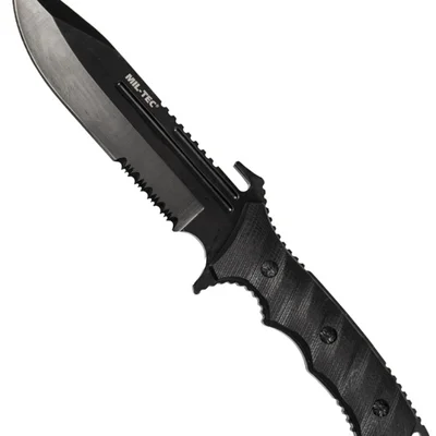 Нож с пилой G10 черный Mil Tec Германия