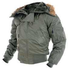 Куртка пилота зимняя N2B Аляска Mil-Tec Германия олива XL