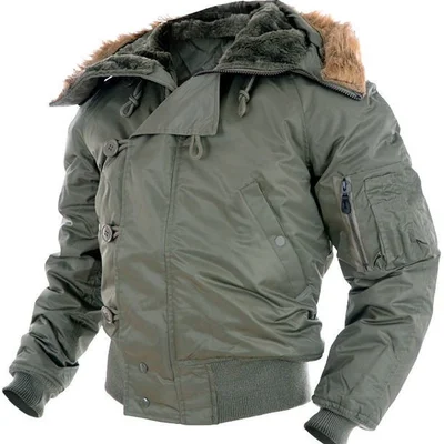 Куртка пилота зимняя N2B Аляска Mil-Tec Германия олива XL