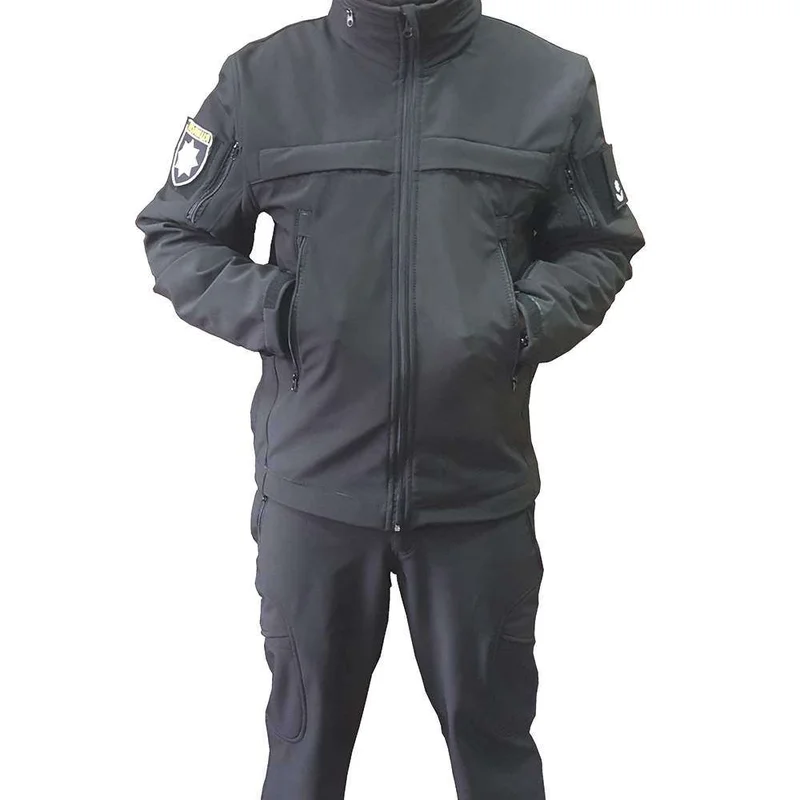 Костюм из softshell для полиции черный