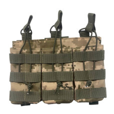 Подсумок под 3 магазина открытый Oxford/Cordura 600D на Molle Defender ММ-14